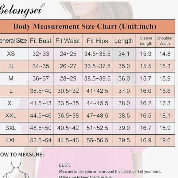 Belongsci Pink Summer V‎ Neck Bell Sleeve Shift Mini Dress Size Small NWOT - Picture 10 of 11